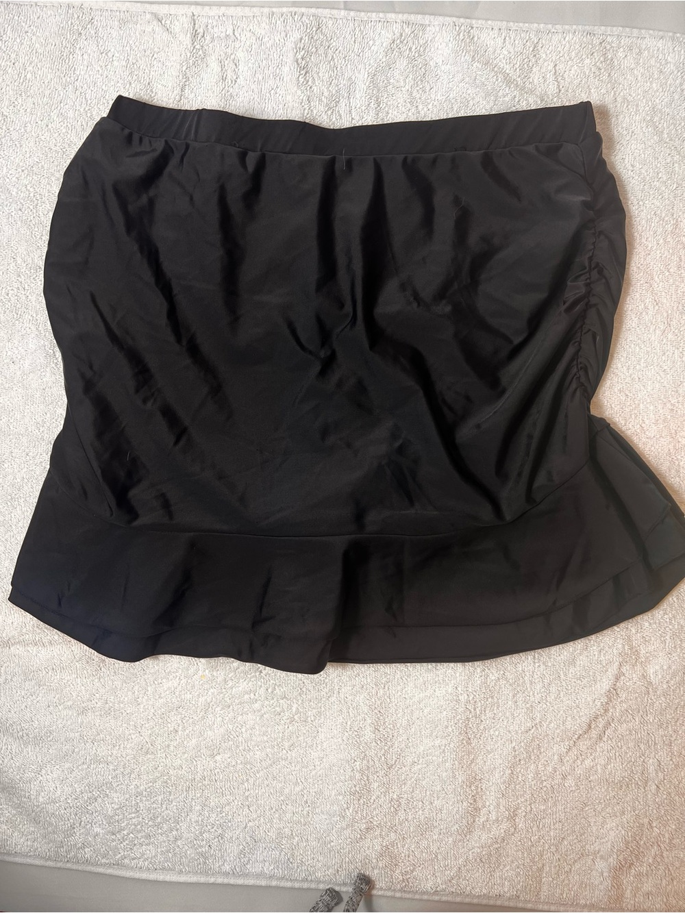 Black Ruffle Hem SKIRT WITH VICKINI (SWIM WEAR )PLUS SIZE 20